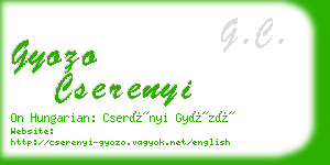 gyozo cserenyi business card